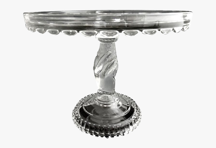 Lovely Victorian Hobbs Brockunier Glass Cake Stand - Sofa Tables, Transparent Clipart