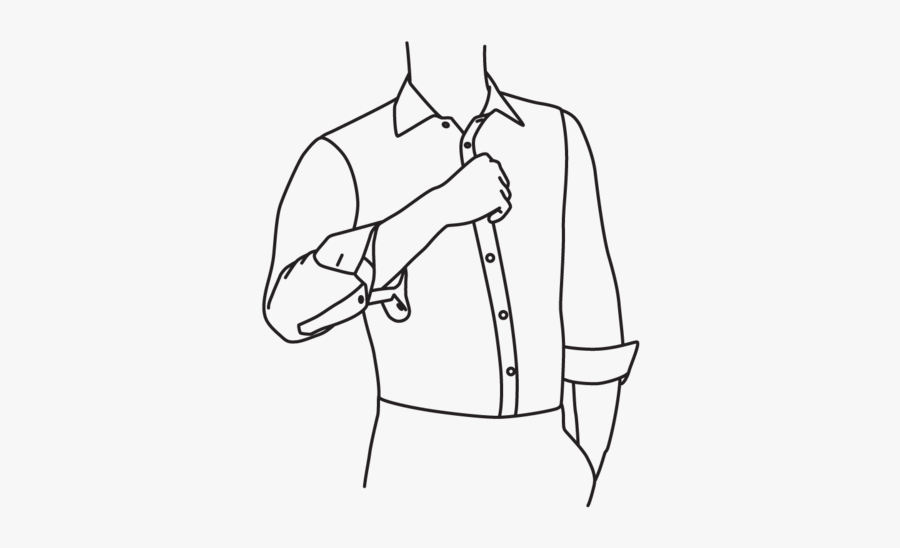 Image2 - Rolled Up Sleeve Drawing, Transparent Clipart
