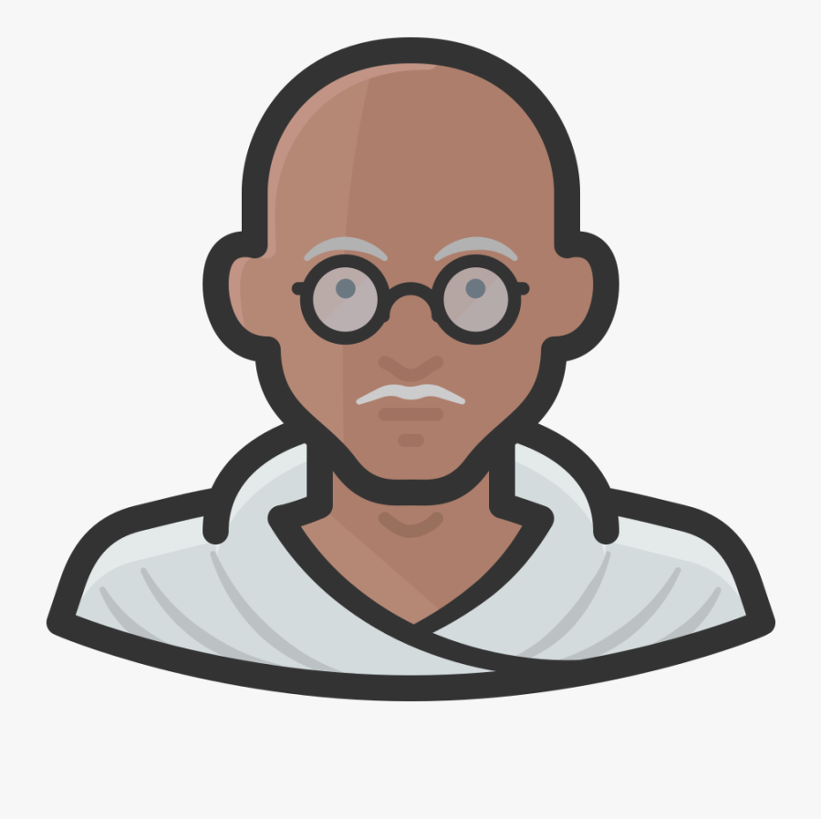 Mahatma Gandhi Png Image File, Transparent Clipart
