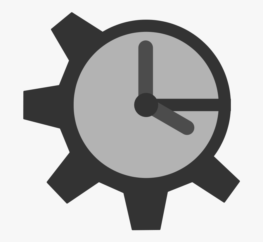 Clock Gear Icon Circle Free , Free Transparent Clipart ClipartKey