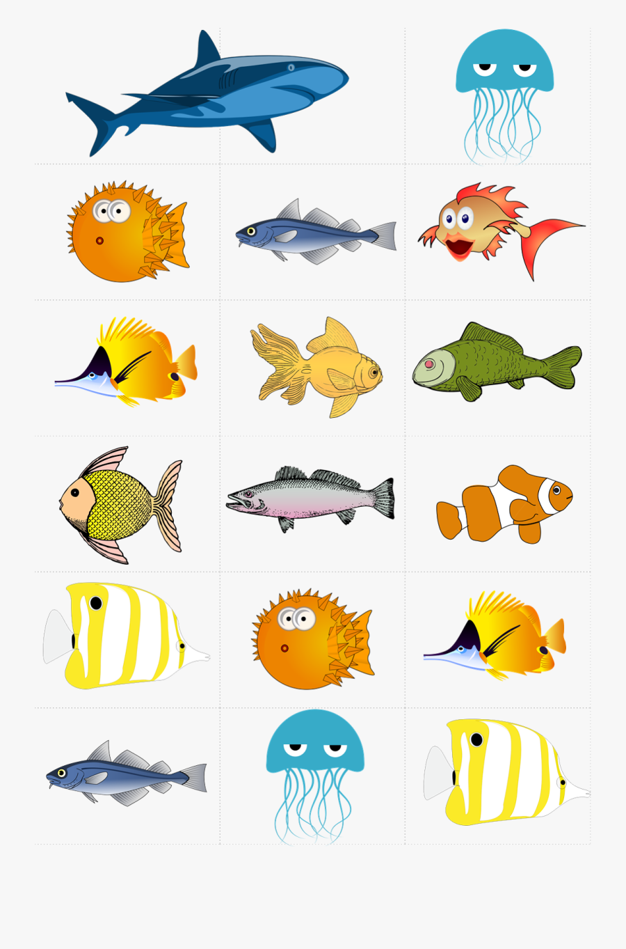Fish Clip Art, Transparent Clipart