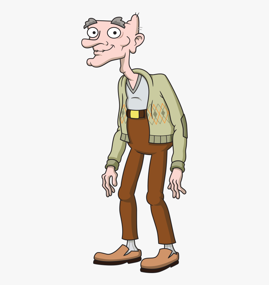Grandfather Clipart Grandpa Fishing - Hey Arnold Harold The Jungle Movie , ...