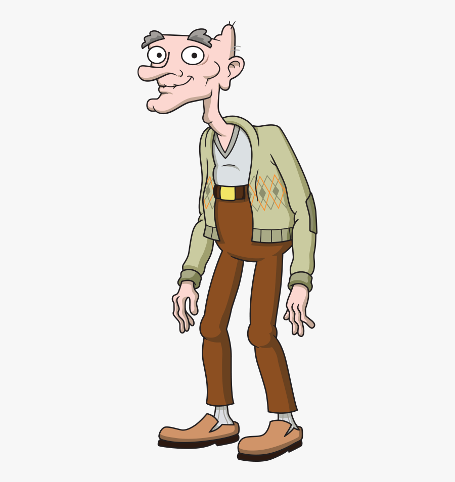 Grandfather Clipart Grandpa Fishing - Hey Arnold Harold The Jungle Movie, Transparent Clipart