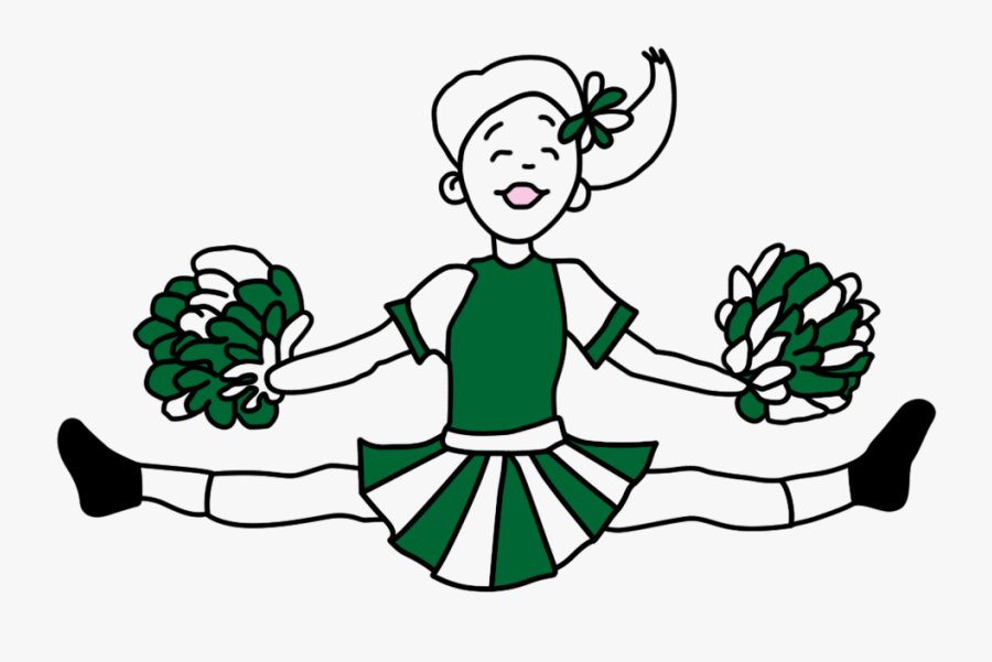 Thank You To Cheerleaders Clip Art, Transparent Clipart