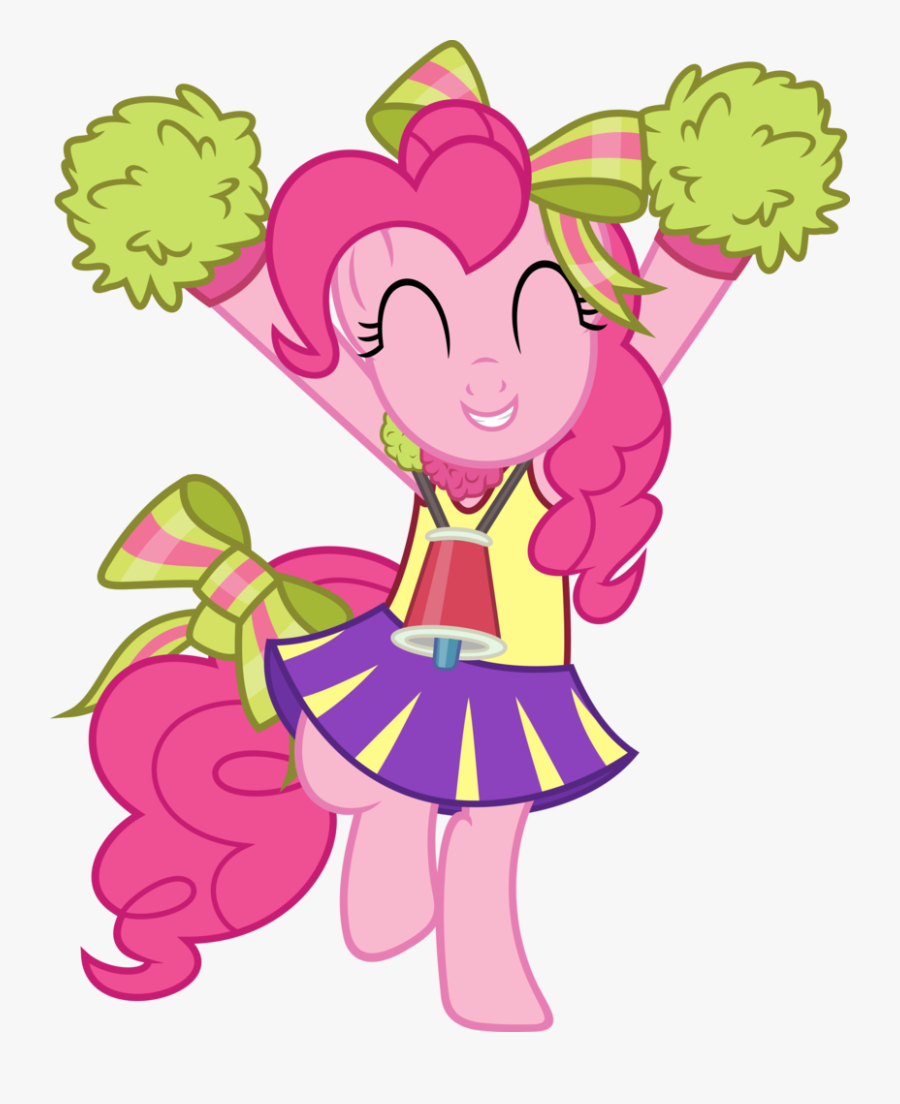 Horn Clipart Cheerleader - My Little Pony Cheerleader Pinkie Pie, Transparent Clipart