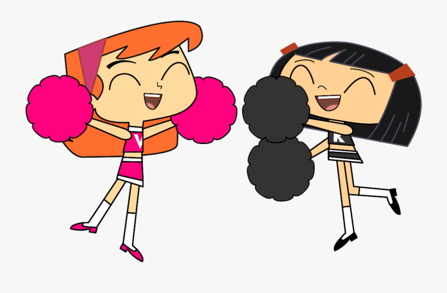 Sidekick Vana Glama Kitty Ko Cheerleaders - Cartoon, Transparent Clipart