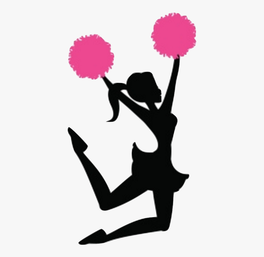 The Educational - Cheerleader Silhouette Clipart Transparent, Transparent Clipart