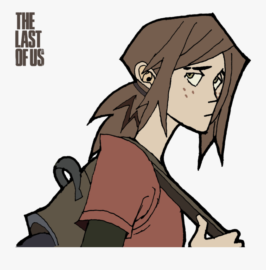 Collection Of Free Switchblade Drawing Ellies Download - Ellie Last Of Us Cartoon, Transparent Clipart