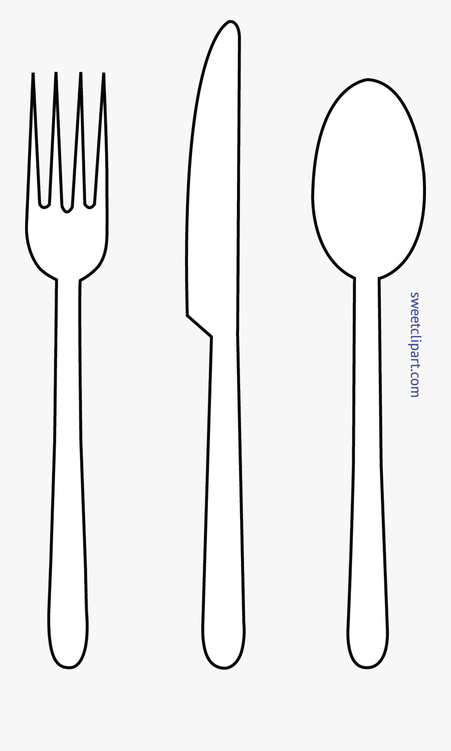 Fork Knife Spoon Clipart, Transparent Clipart