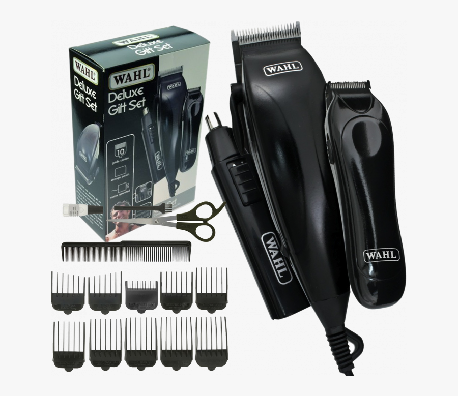 Transparent Barber Clippers Clipart - Wahl Deluxe Gift Set, Transparent Clipart