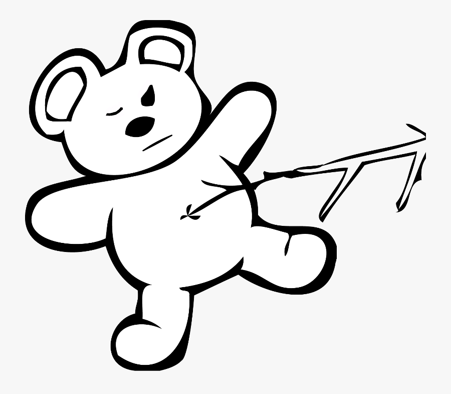 April - Poking The Bear Cartoon, Transparent Clipart