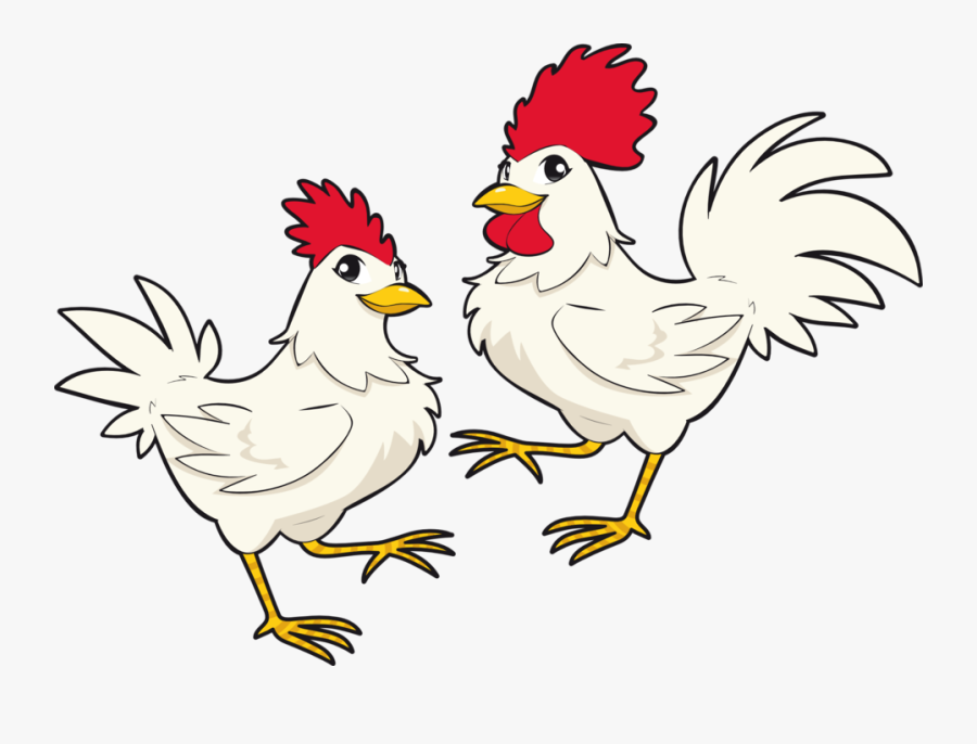 Cute Cartoon Chicken - Chicken Cartoon Png, Transparent Clipart