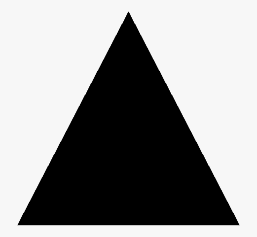 Black Triangle With Transparent Background Free Transparent Clipart