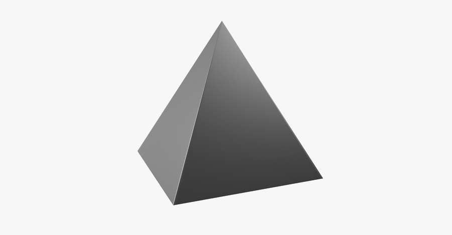 Pyramid Png Background - 3d Triangle Png, Transparent Clipart