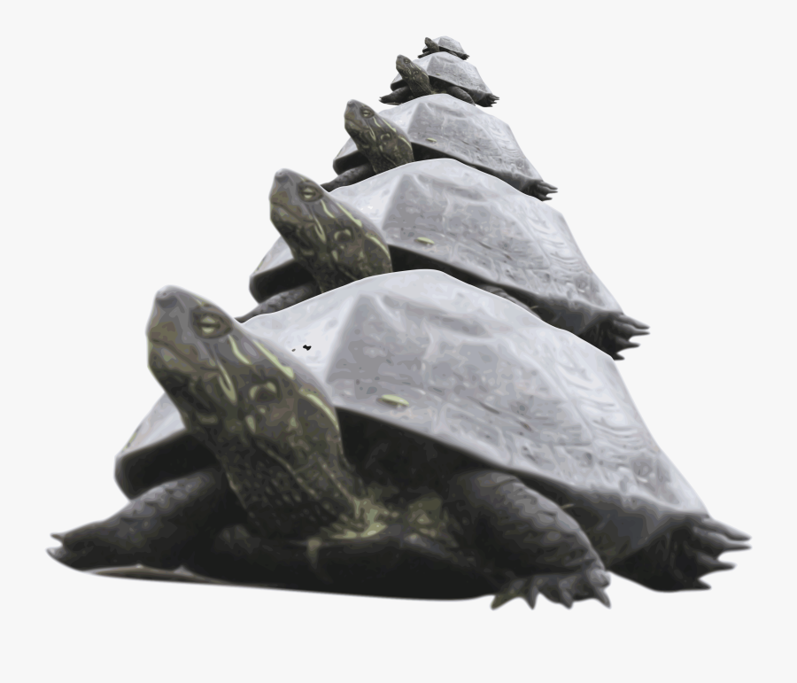 Pyramid Of Turtle Clip Arts - Pyramid Of Turtles, Transparent Clipart