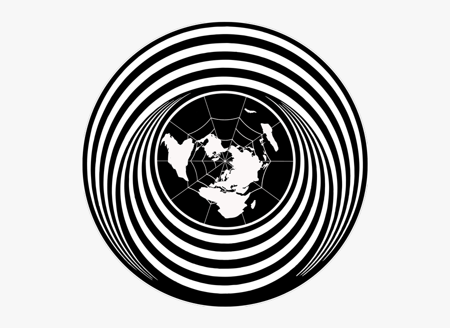 Transparent Rubber Band Clipart - Flat Earth Band Logo, Transparent Clipart