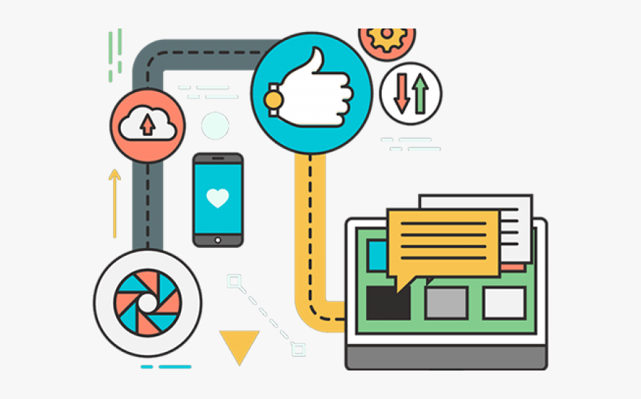 Web Development Clipart Slider - Digital Marketing Lead Generation Transparent, Transparent Clipart