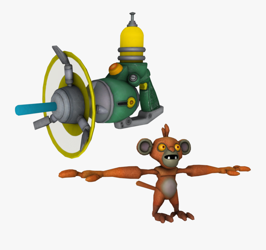 Chimp O Matic - Ratchet And Clank Chimp O Matic, Transparent Clipart