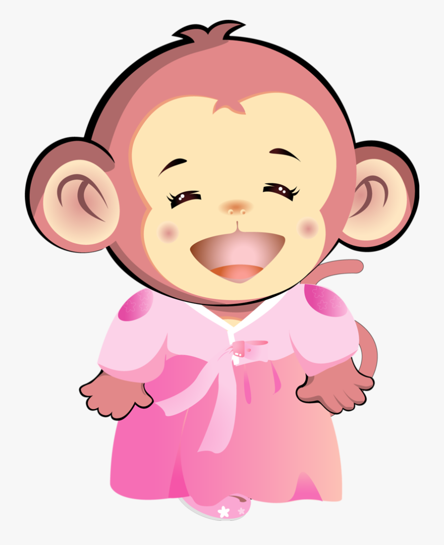 Pink Monkey Png, Transparent Clipart