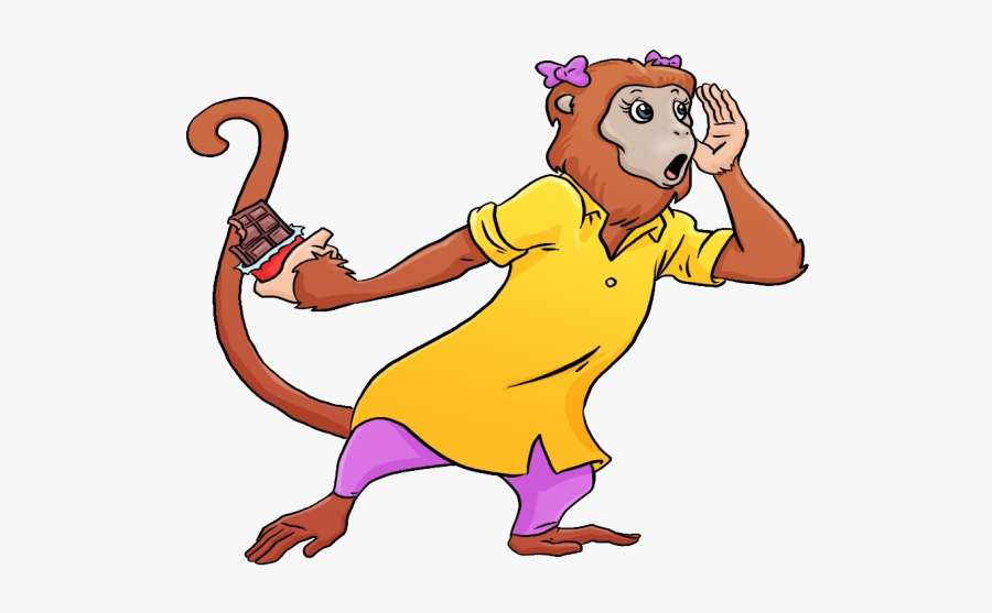 Darcy Howler Monkey - Cartoon, Transparent Clipart