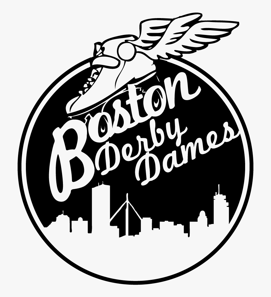 Boston Derby Dames - Home, Transparent Clipart