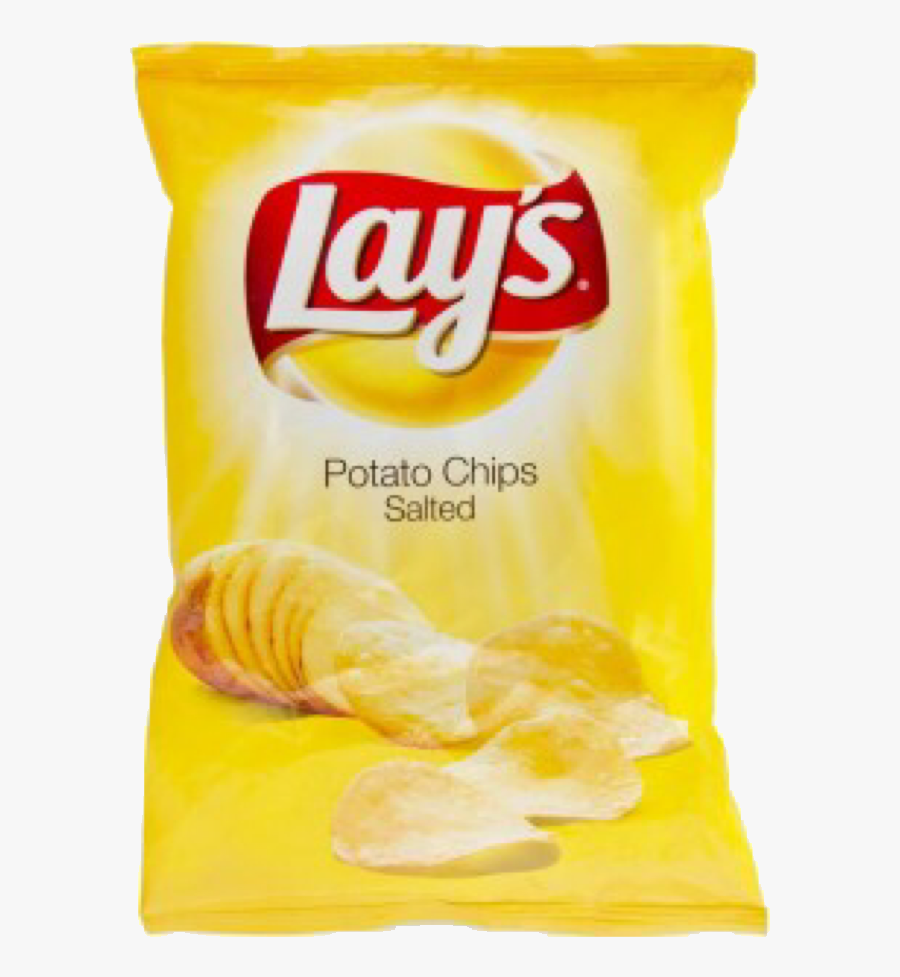 #lays #chips #bag #chipbag #layschips #aeshetic #potato - Lays Salted Potato Chips, Transparent Clipart