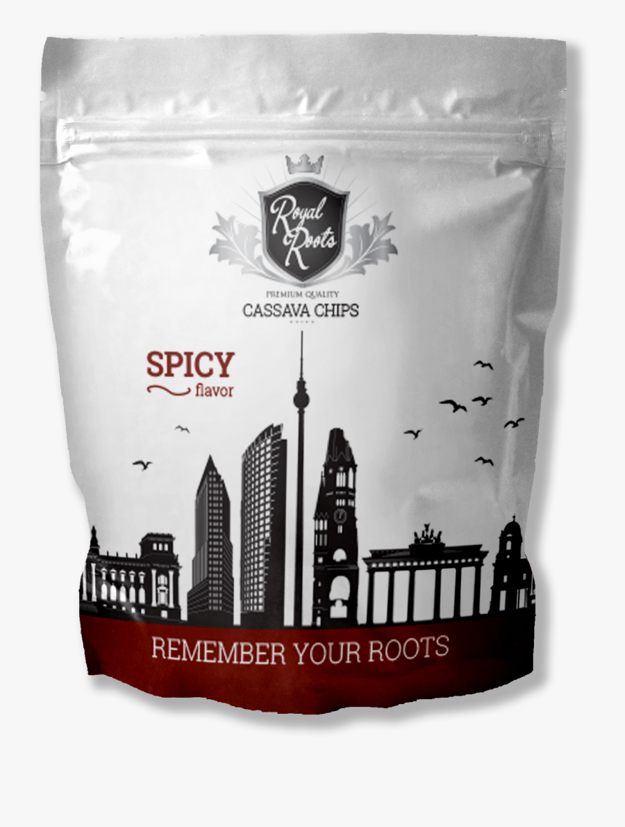 Potato Chips Clipart Cassava - Royal Roots Cassava, Transparent Clipart