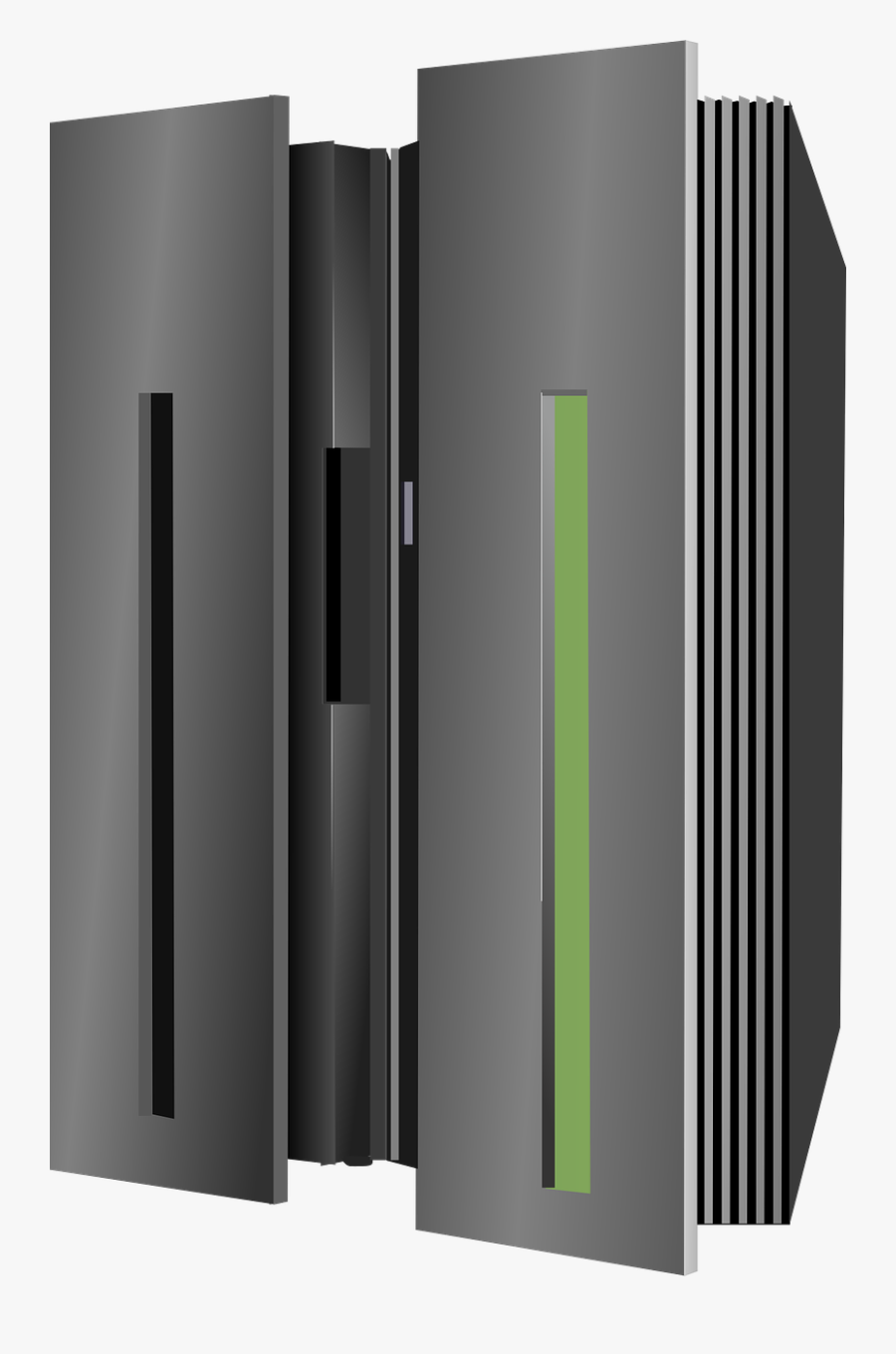 Computer Server Data Center Free Picture - Vector Data Center Png, Transparent Clipart