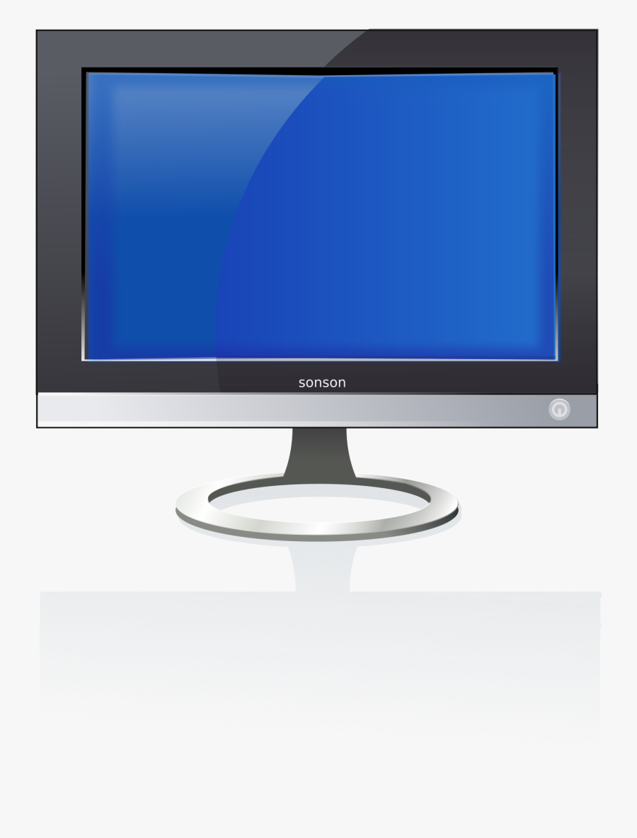 Led-backlit Lcd Display, Transparent Clipart