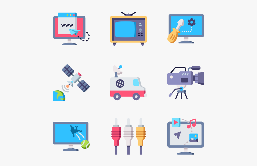 Television, Transparent Clipart