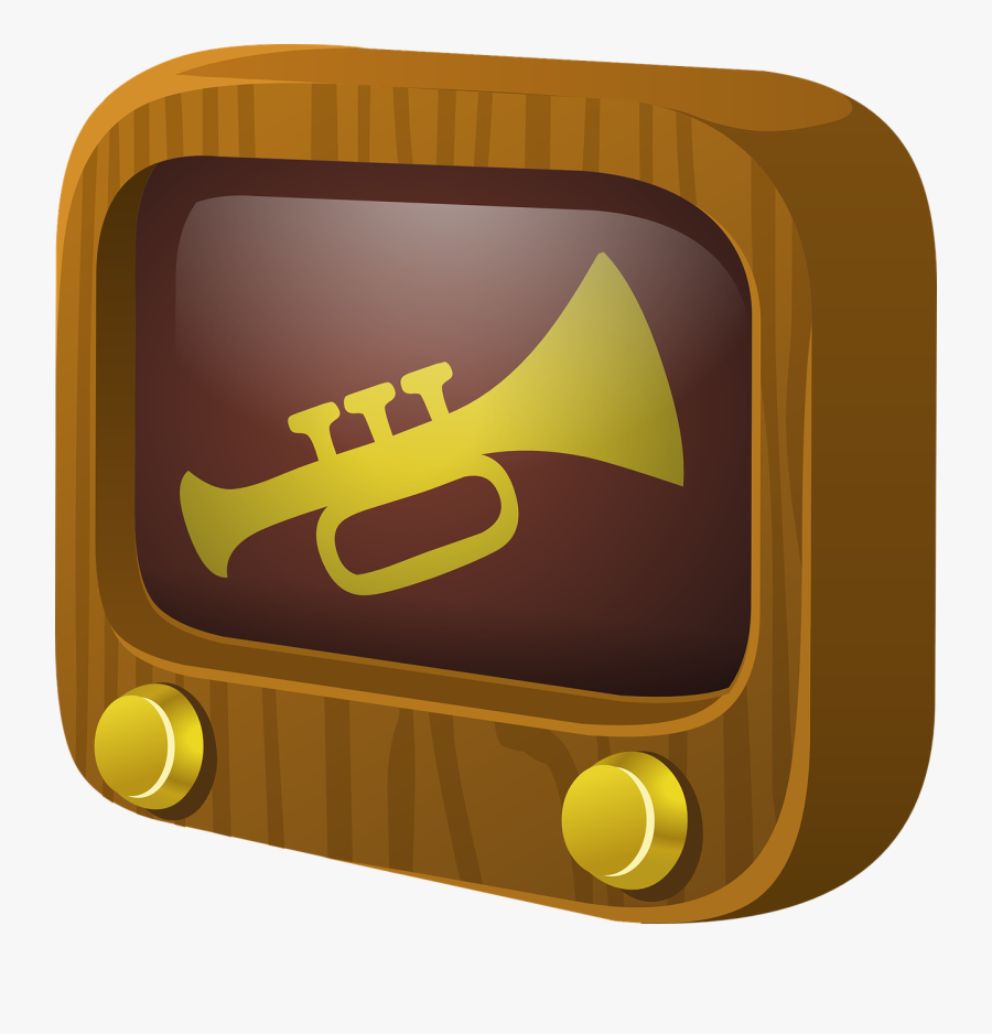 Tv Screen Trumpet Free Picture - รูปภาพ การ์ตูน นั่ง ดู Tv, Transparent Clipart