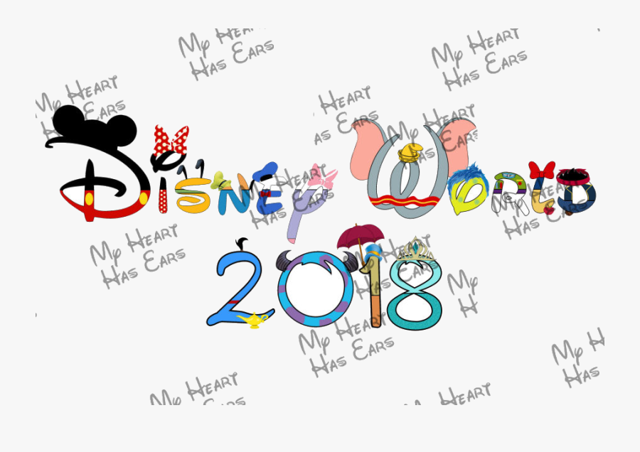 Disney World Walt Clipart Transparent Png - Disney World Word Art, Transparent Clipart