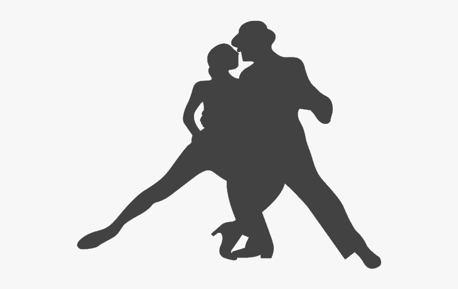 Argentine Tango Dance Clip Art - Couple Dancing, Transparent Clipart