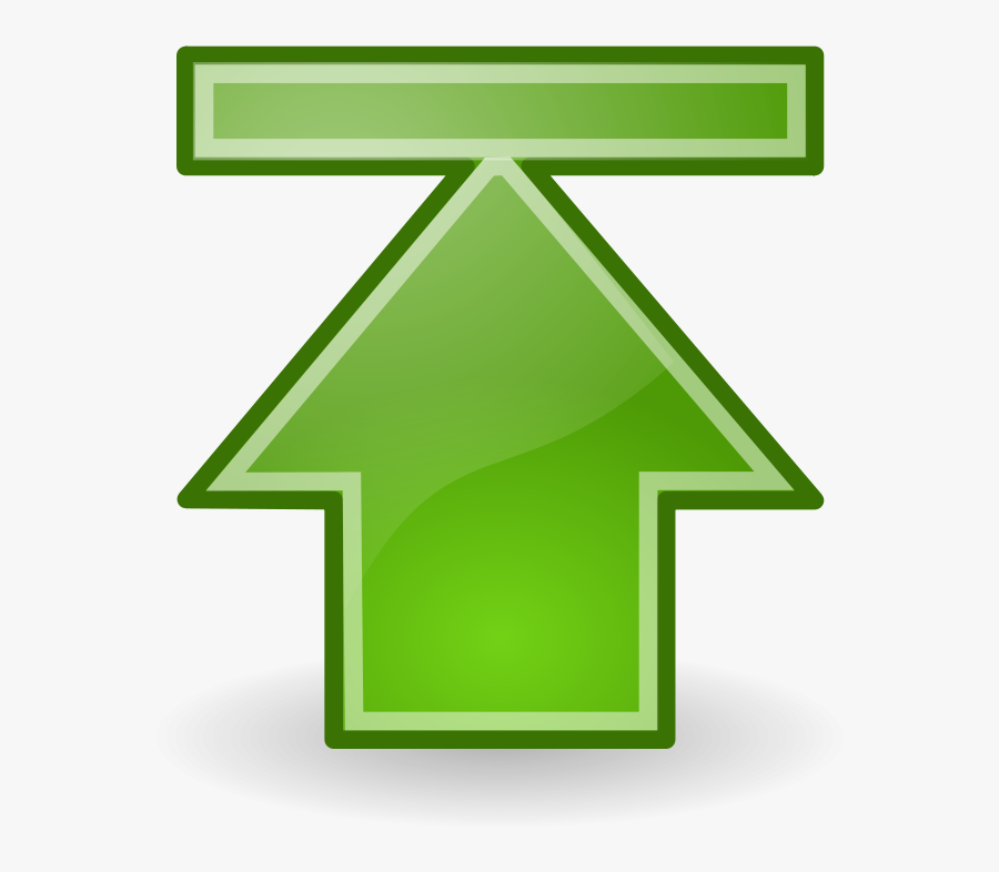 Free Clip Art "tango Go Top - Up Arrow Icon, Transparent Clipart