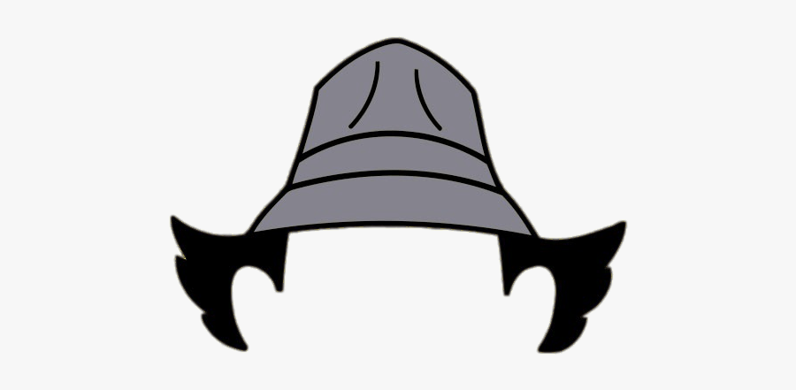 Inspector Gadget Hat - Inspector Gadget Png Black And White, Transparent Clipart
