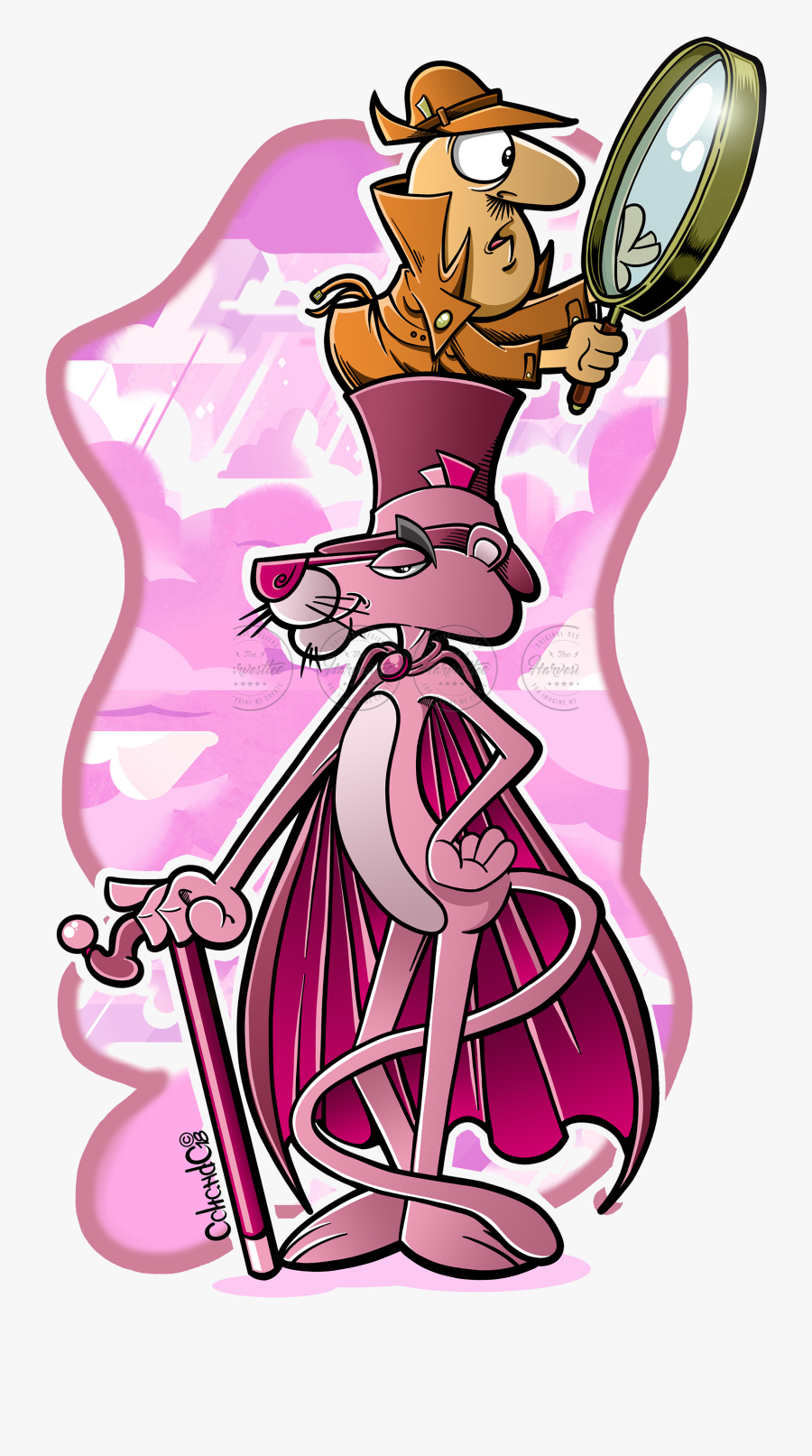 Clip Art Inspector Pantera Rosa - Una Imagen De La Pantera Rosa, Transparent Clipart