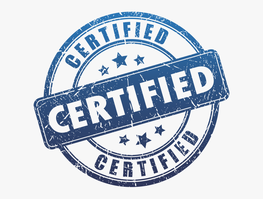 Accredited Swimming Pool Certifiers, Certified Pool - Swimming Certificate Stamp, Transparent Clipart