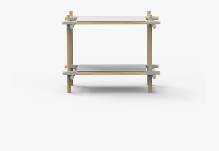 Wooden Sticks And Joints Of Steel Are The Components - Shelf, Transparent Clipart