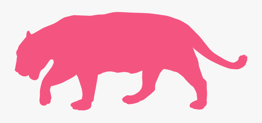 Blue Jaguar Silhouette, Transparent Clipart