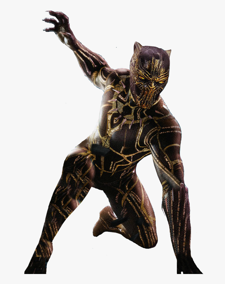 Golden Jaguar Black Panther, Transparent Clipart