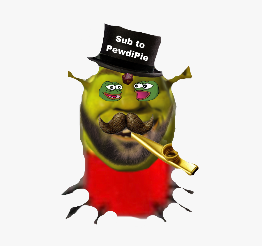 Shrek Pepe Kazoo Spider Pewdiepie Illustration , Free Transparent