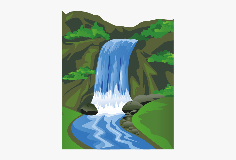 Waterfall Photography Euclidean Vector Clip Art - Sources Of Water Clip Art, Transparent Clipart