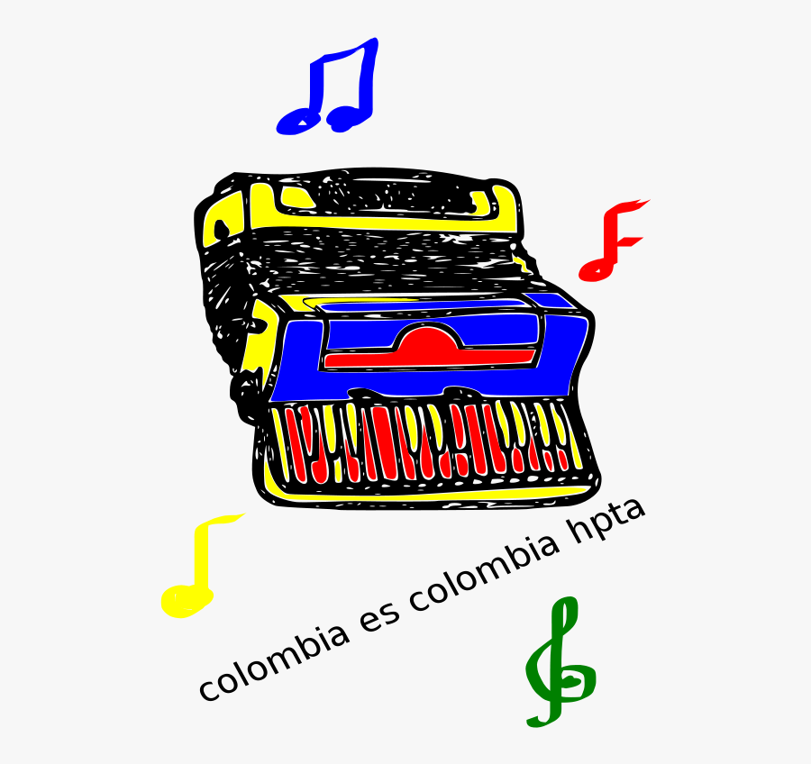 Accordion, Transparent Clipart