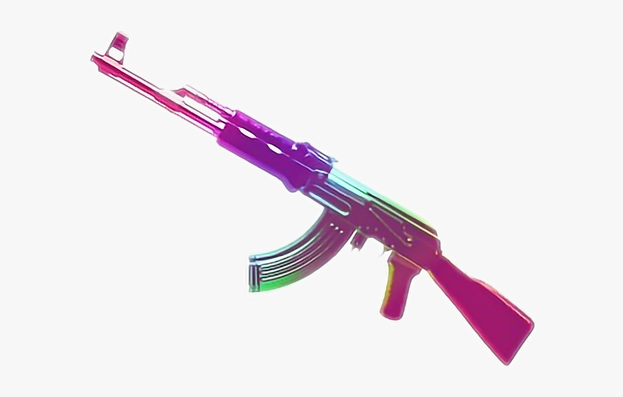 Transparent Ak 47 Clipart - Ak 47 Vaporwave Png, Transparent Clipart