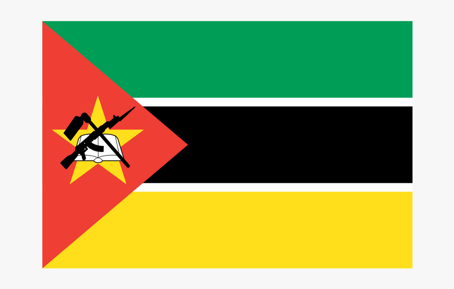 Clip Art Ak47 Flag - Animated Mozambique Flag Gif, Transparent Clipart