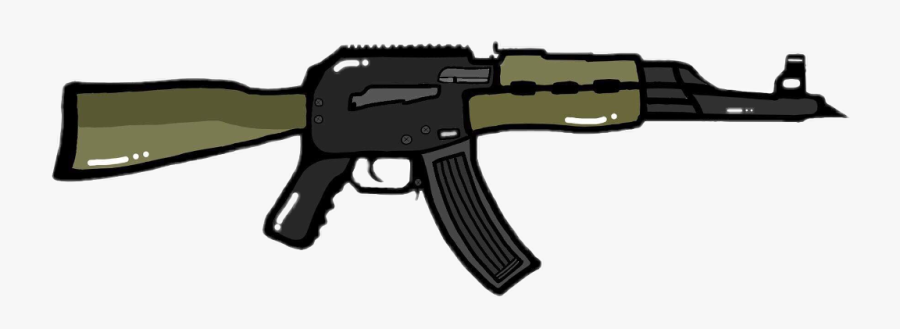 #ak47 #pistol - Ranged Weapon, Transparent Clipart