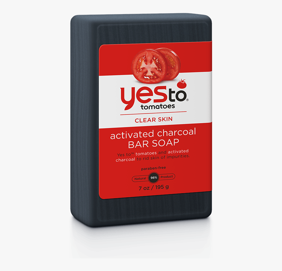 Yesto Activated Charcoal Bar Soap - Yes To Tomatoes Clear Skin, Transparent Clipart