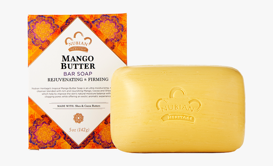 Transparent Benefit Png - Nubian Heritage Mango Butter Bar Soap, Transparent Clipart