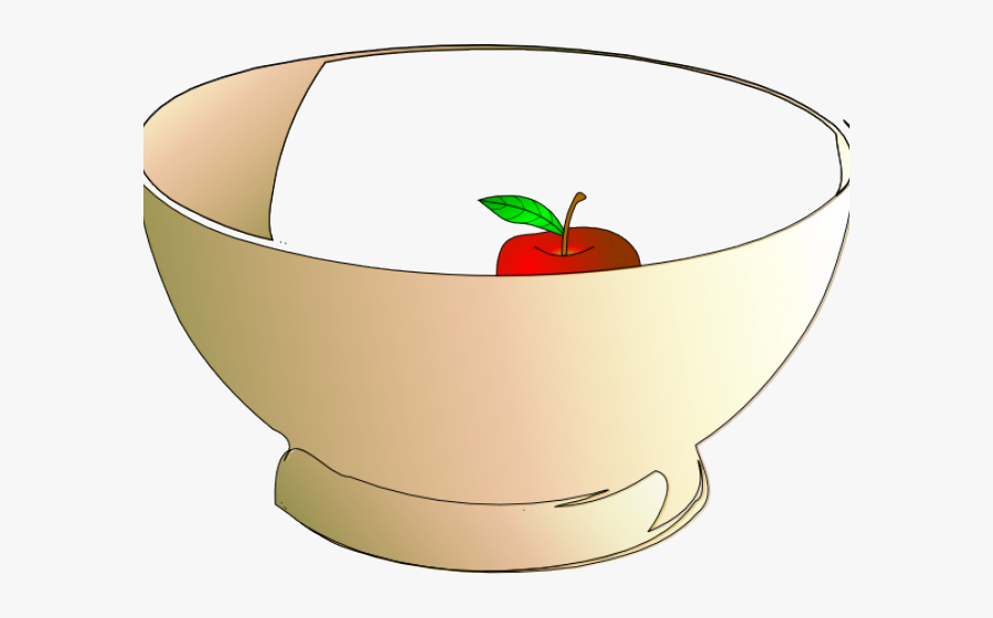 Bowl With 6 Apples, Transparent Clipart
