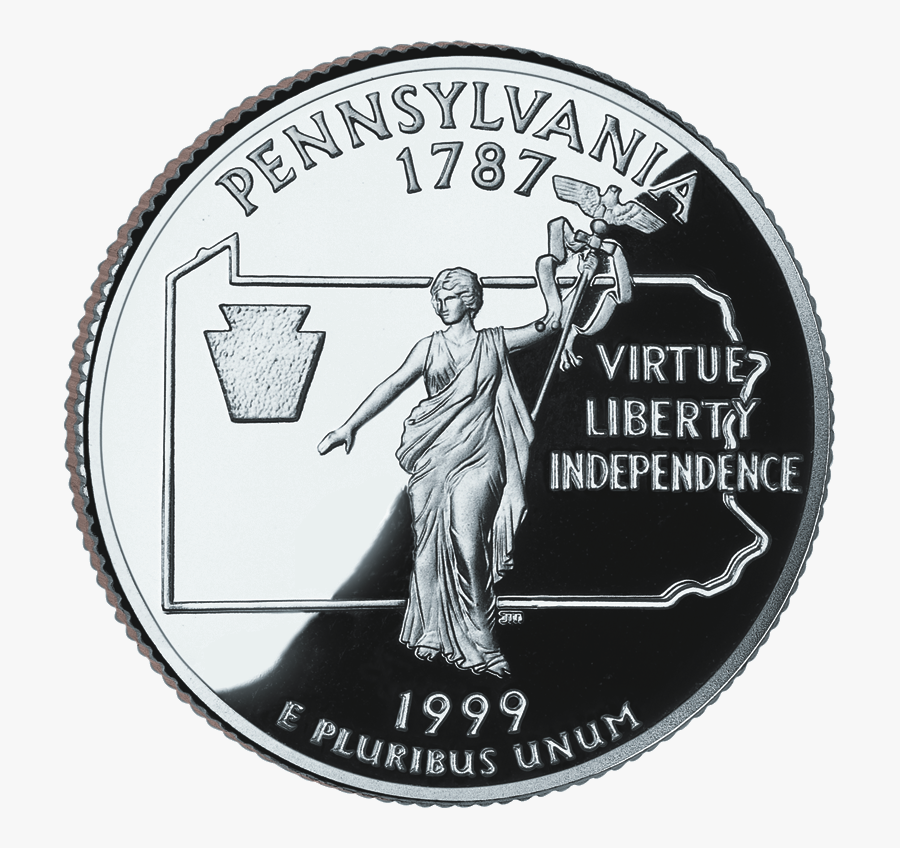 Pennsylvania State Quarter, Transparent Clipart